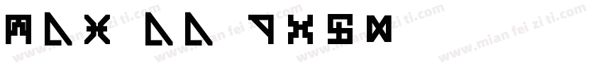 TAI_AA Bold字体转换